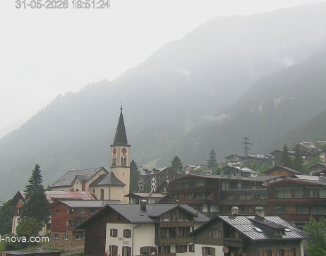 Gaschurn: Blick zum Ortskern
