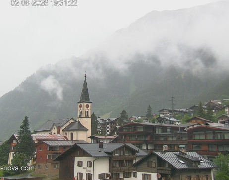 Gaschurn: Blick zum Ortskern