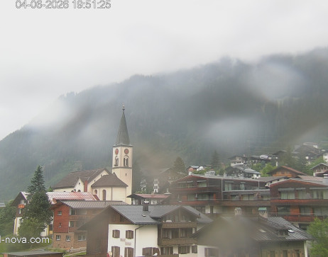 Gaschurn: Blick zum Ortskern