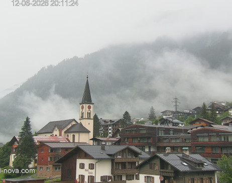 Gaschurn: Blick zum Ortskern