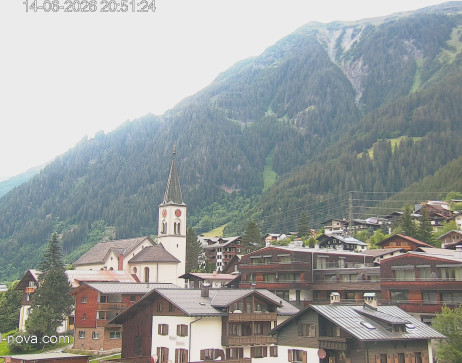 Gaschurn: Blick zum Ortskern