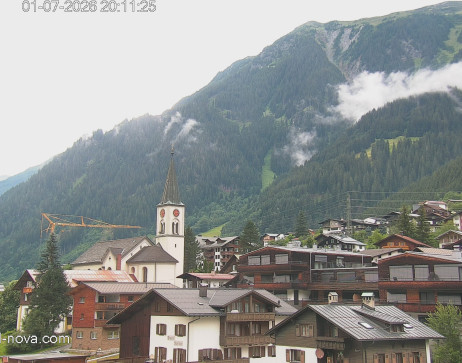 Gaschurn: Blick zum Ortskern
