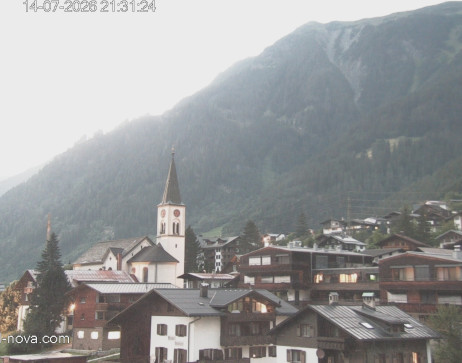 Gaschurn: Blick zum Ortskern