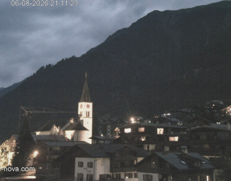 Gaschurn: Blick zum Ortskern