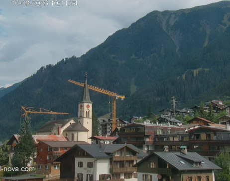 Gaschurn: Blick zum Ortskern