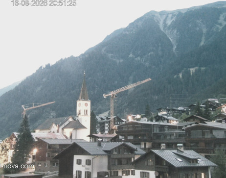 Gaschurn: Blick zum Ortskern