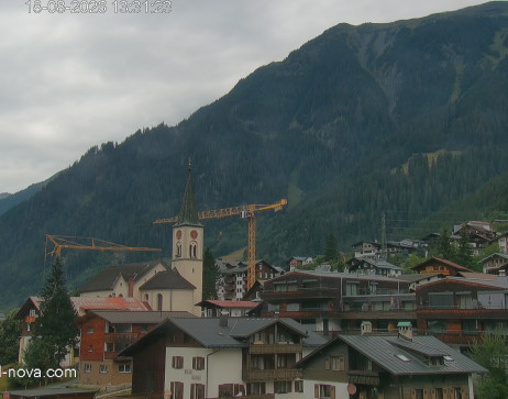 Gaschurn: Blick zum Ortskern
