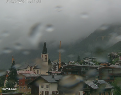 Gaschurn: Blick zum Ortskern
