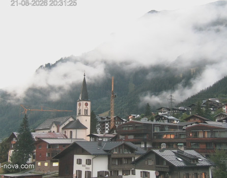 Gaschurn: Blick zum Ortskern
