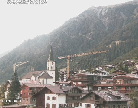 Gaschurn: Blick zum Ortskern