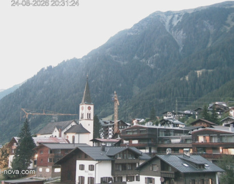 Gaschurn: Blick zum Ortskern