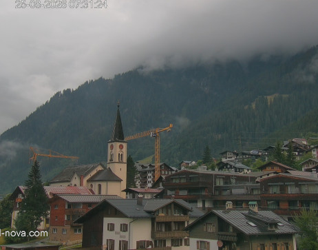 Gaschurn: Blick zum Ortskern