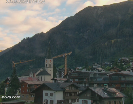 Gaschurn: Blick zum Ortskern
