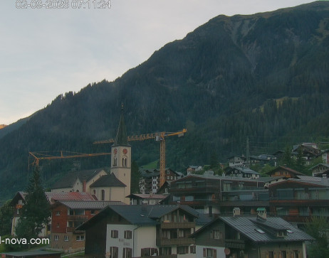 Gaschurn: Blick zum Ortskern