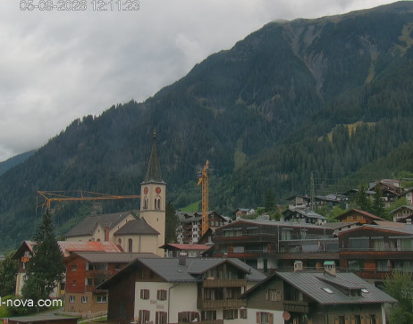 Gaschurn: Blick zum Ortskern