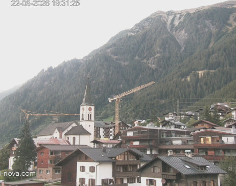 Gaschurn: Blick zum Ortskern