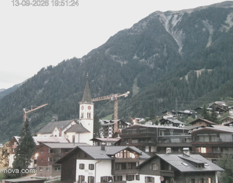 Gaschurn: Blick zum Ortskern