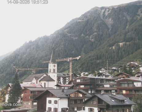 Gaschurn: Blick zum Ortskern