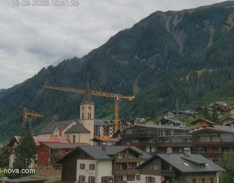 Gaschurn: Blick zum Ortskern