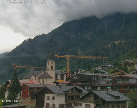 Gaschurn: Blick zum Ortskern