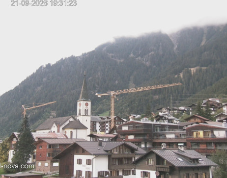 Gaschurn: Blick zum Ortskern