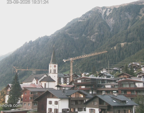 Gaschurn: Blick zum Ortskern