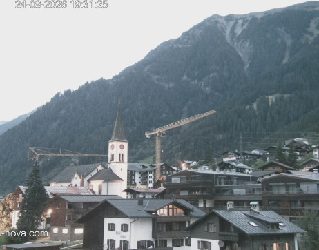 Gaschurn: Blick zum Ortskern