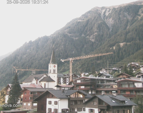 Gaschurn: Blick zum Ortskern