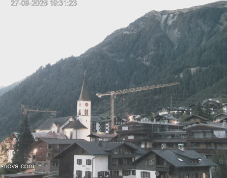 Gaschurn: Blick zum Ortskern