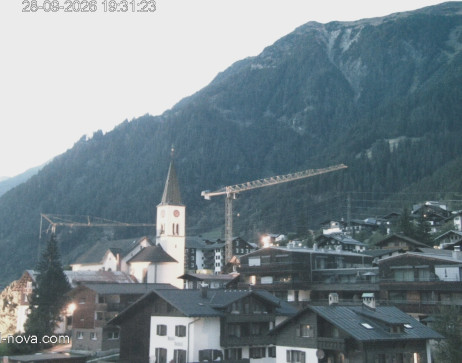 Gaschurn: Blick zum Ortskern