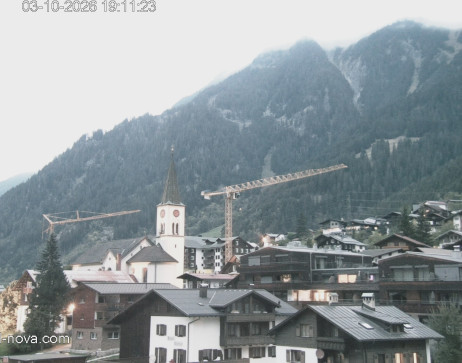 Gaschurn: Blick zum Ortskern