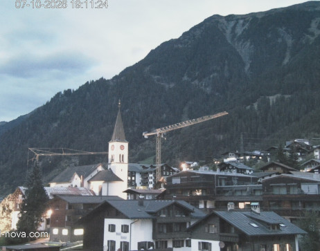 Gaschurn: Blick zum Ortskern