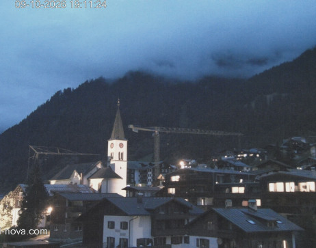 Gaschurn: Blick zum Ortskern