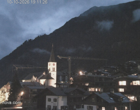 Gaschurn: Blick zum Ortskern