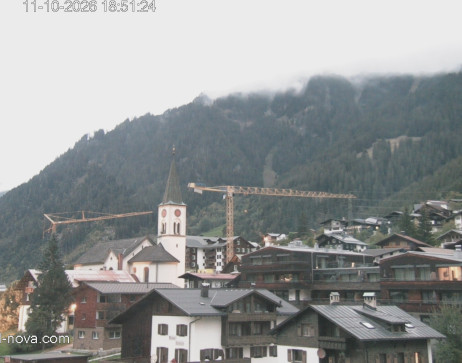Gaschurn: Blick zum Ortskern