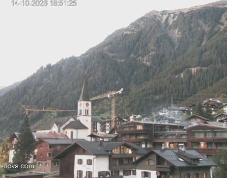 Gaschurn: Blick zum Ortskern