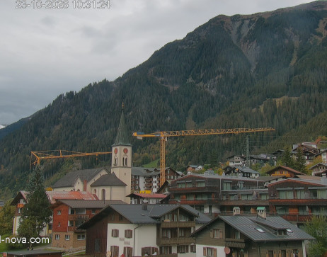 Gaschurn: Blick zum Ortskern
