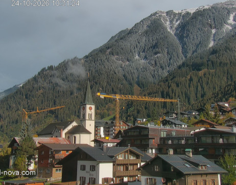 Gaschurn: Blick zum Ortskern