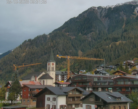 Gaschurn: Blick zum Ortskern