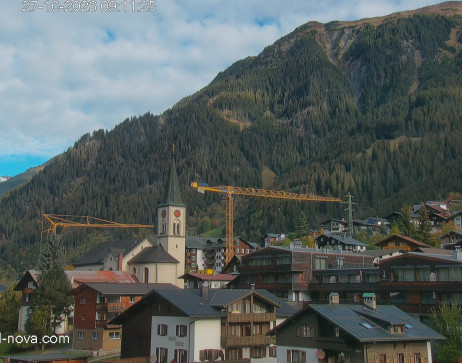 Gaschurn: Blick zum Ortskern