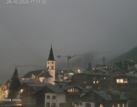 Gaschurn: Blick zum Ortskern