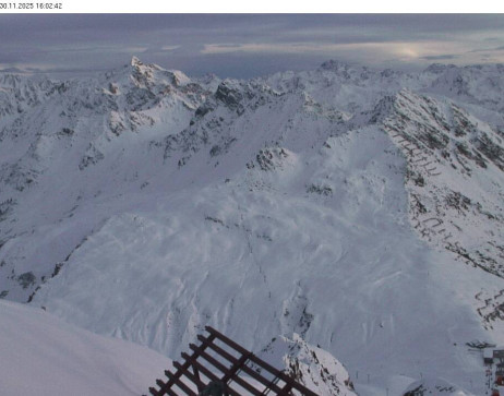 Silvretta Montafon: Blick auf Fredakopf