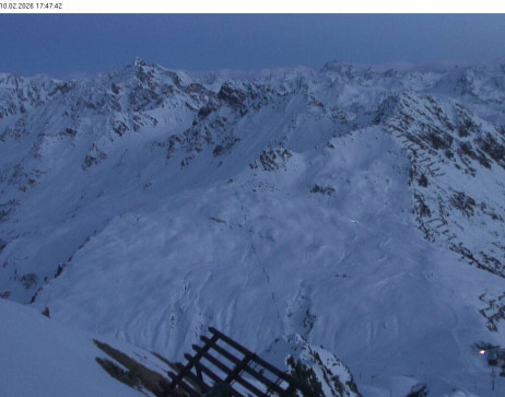 Silvretta Montafon: Blick auf Fredakopf