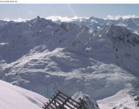 Silvretta Montafon: Blick auf Fredakopf