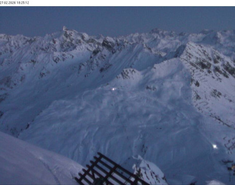 Silvretta Montafon: Blick auf Fredakopf