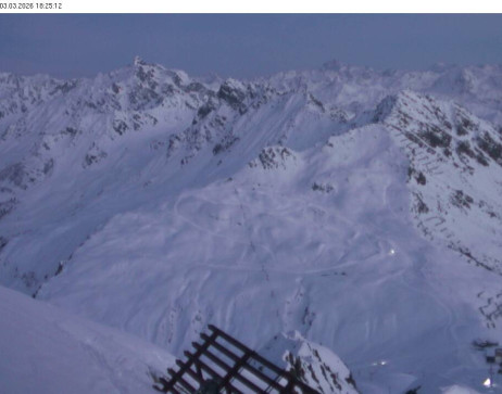 Silvretta Montafon: Blick auf Fredakopf