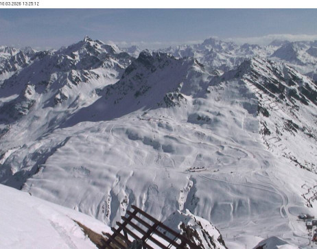 Silvretta Montafon: Blick auf Fredakopf