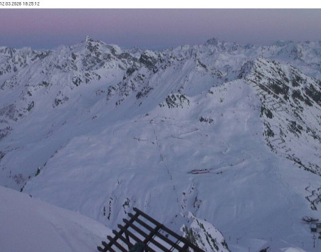 Silvretta Montafon: Blick auf Fredakopf