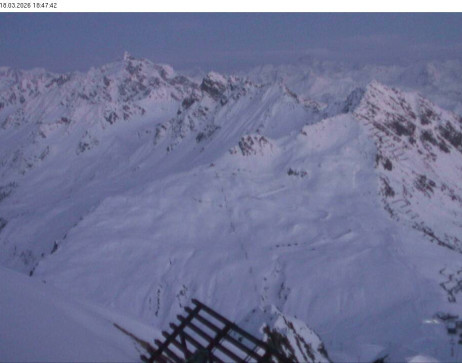 Silvretta Montafon: Blick auf Fredakopf