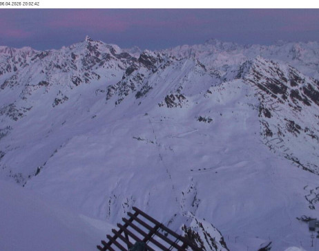 Silvretta Montafon: Blick auf Fredakopf
